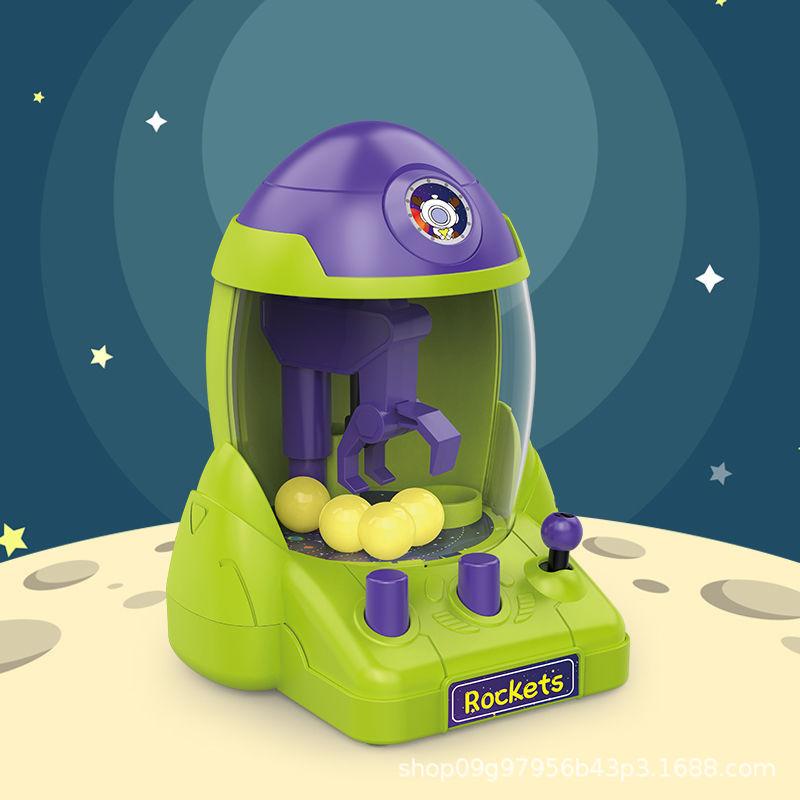 Kids Claw Machine Toy Mini Arcade Game Ball Catching Machine Educational Toy with 5 Balls for Children Age 4-6