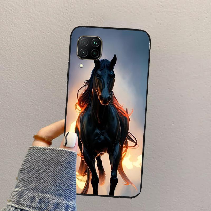 Animal Majestic Painting Horse For Huawei Nova 3i 7i 8i 11i 12i 9 10 SE Y73 Y90 Y70 Y72 Y61 Y91 P30 P40 Lite P60 Pro Case