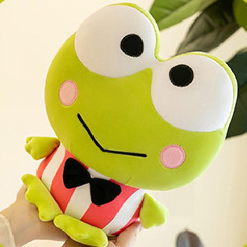Adorable Large Eye Frog Plush Toy Cuddly Stuffed Animal Soft Pillow For Kids Gift