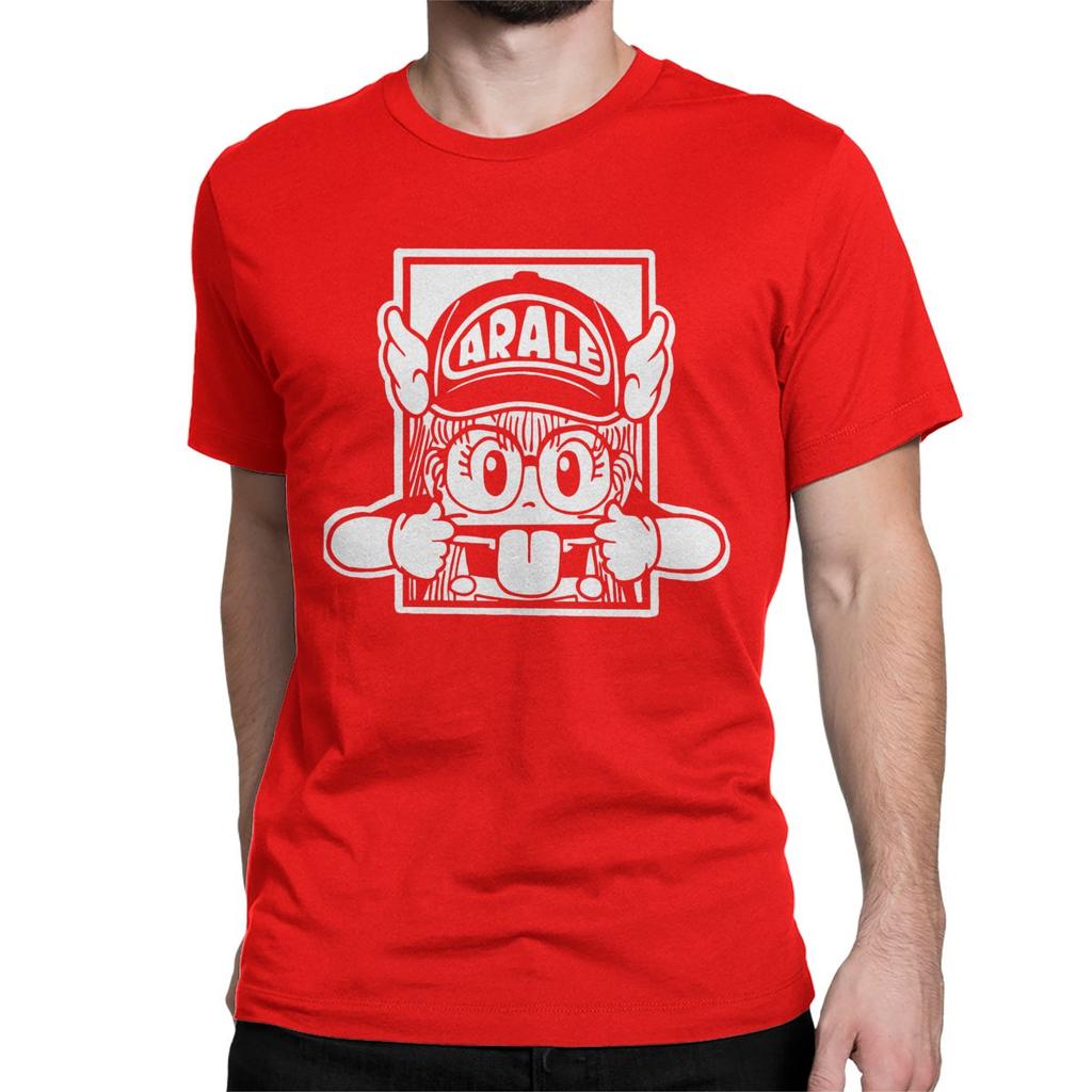 Anime Arale T Shirt Men Women 100 Cotton Funny TShirt Round Collar Cute Dr Slump Tees Short Sleeve Clothing Graphic Printed