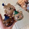 Hairpin Cartoon Hair Claw Acrylic Plastic Grab Clip Cute Bear Hair Clip  Vacation