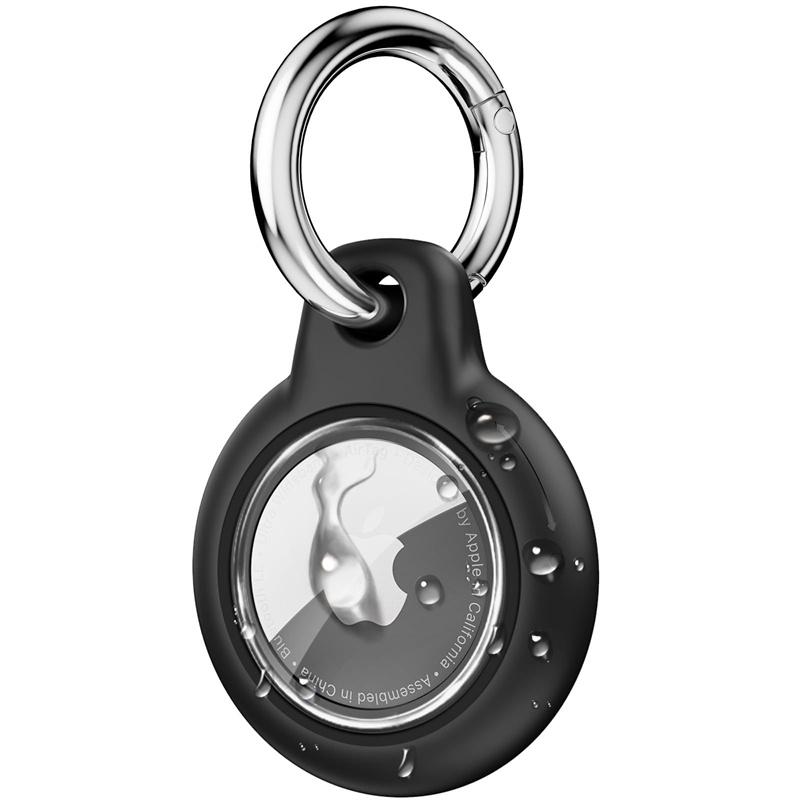 Portachiavi Impermeabile per Airtag con Apple Airtags, Porta Air Tag Antigraffio e Antiurto
