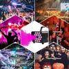 Zetsuto 500W Fog Smoke Machine with 18 LED Lights and 13 Colorful Light Effects, Portable Smoke Machine with Remote Control, Halloween Smoke Machine,