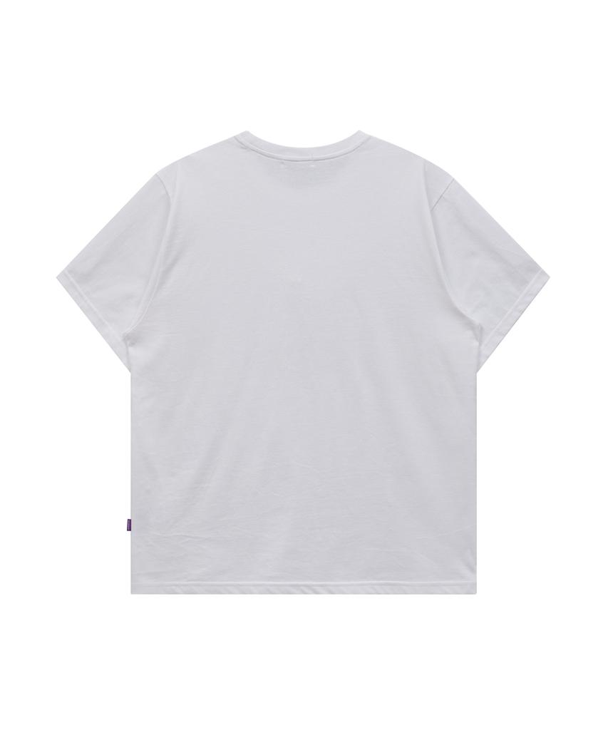 HOODHOOD Doodle Alien Short Sleeve T-Shirt White