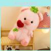 Cute Embracing Flower Four Leaf Pig Cartoon Animal Plush Toy Pillow For Children