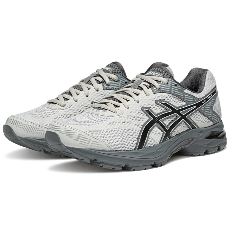 Asics Gel-Flux 4 Fashion Versatile Low-Top Running Shoes Men sneaker Gray Black 1011A614-034