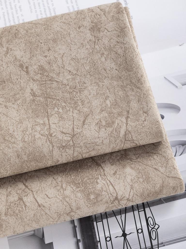 Thickened Velvet Swan Cloth Fabric Leather Simulation Printed Soft Cover Hard Cover Sofa Fabric Home Decorative Material