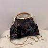 Chinese Embroidered Ladies Handbag New Style Single Shoulder Chain Crossbody Bag Women's Backpack for Evening Events