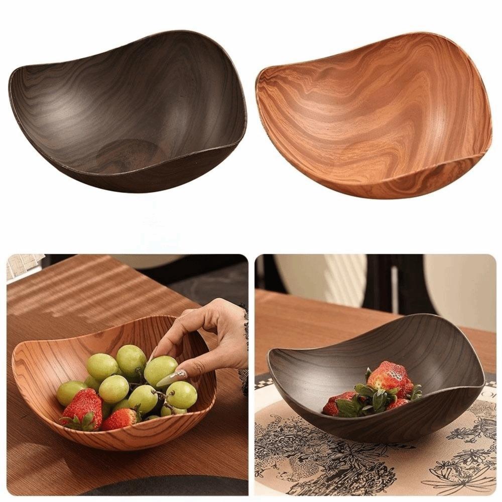 Japanese Plastic Dining Plate Fruit Tray Dish Desktop Snack Picnic Plate  Household Desktop Storage