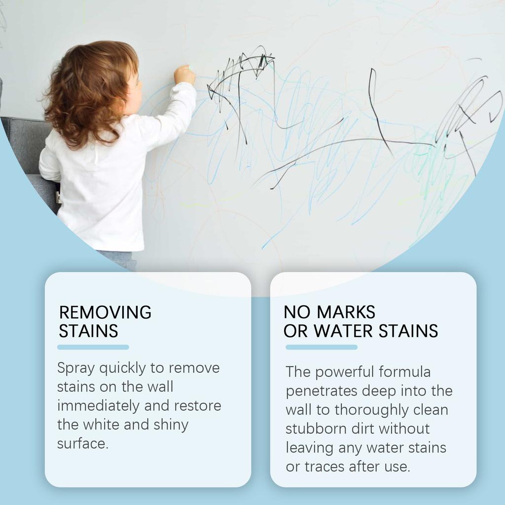 Jaysuing Wall Stain Remover Water Stain Wall Mildew Removal Anti-Mould Cleaning Foam Multi Effect Cleaning Decontamination Spray