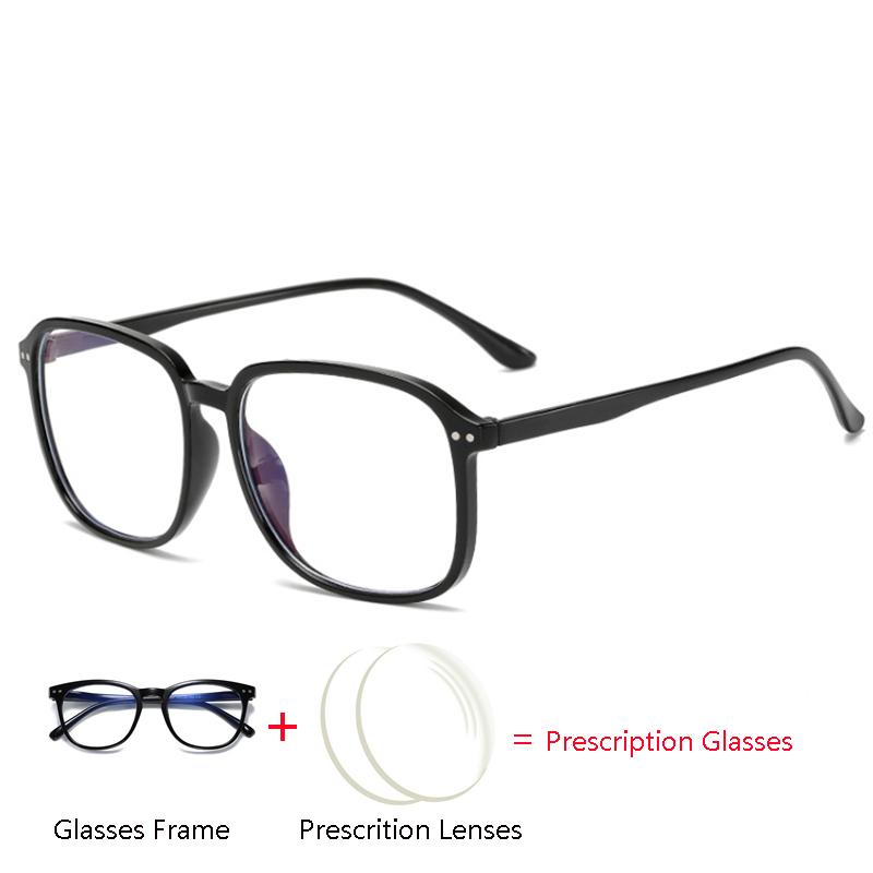 Sun Photochromic Square Shape Progressive Eyeglasses for Women Men Ultra-light PC Oversized Frame Multifocal Lenses Prescription Eyeglass Frames