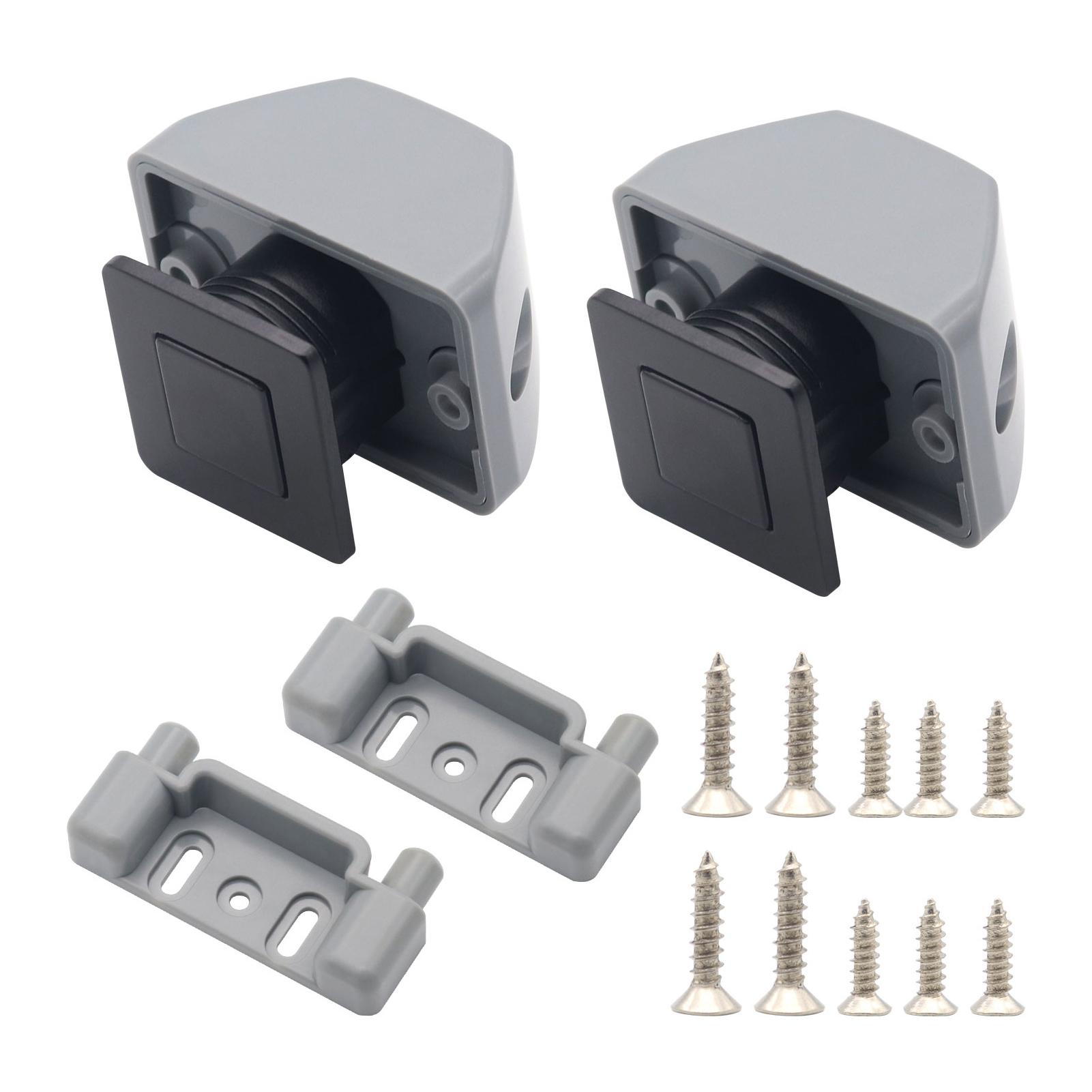 

Защелка-кнопка для шкафа автодома, Кнопочный замок, Защелка для шкафа и ящика, Замок для автодома, лодки чёрный