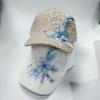Baseballmütze Koreanische Spitze bestickte Blume Pastorale Mütze atmungsaktiv Sommer Reise Sonnenschutz vielseitiger Sonnenhut
