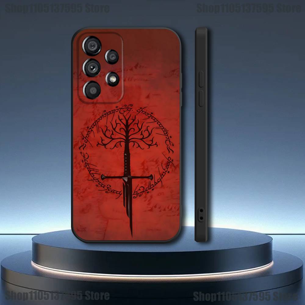The Lord of the R-Rings Phone Case For Samsung Galaxy A20,A21s,A22,A31,A32,A52,A53,A72,73,A80 Soft Black Cover