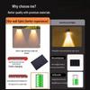 Waterproof Solar Wall Light - Outdoor Courtyard & Garden Decorative Spotlight