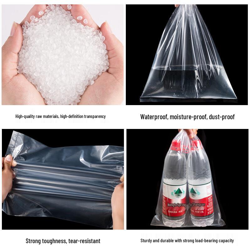 High-Pressure Transparent PE Flat Bags