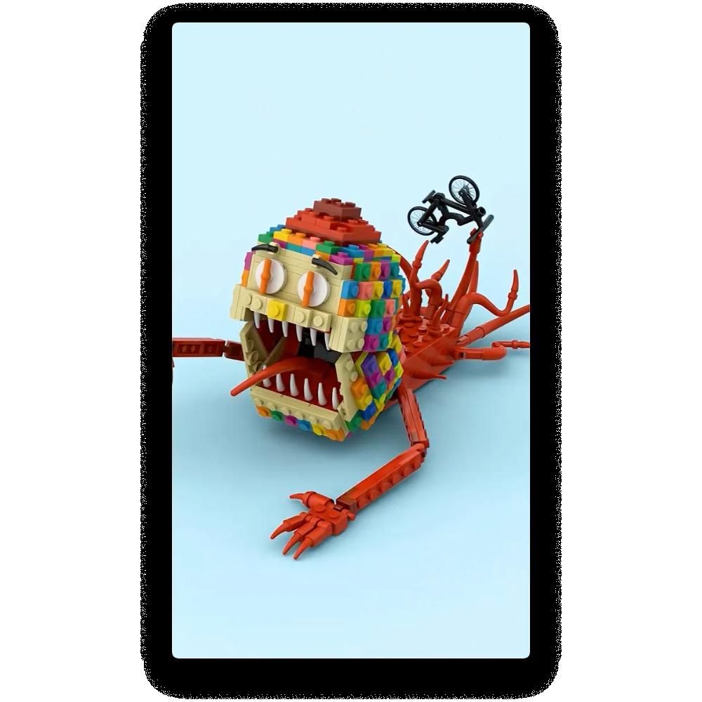 Nowy Zestaw Klocków do Budowania Postaci z Gry Horror, Zabawki Klocki z Figurkami Potworów dla Dzieci i Fanów, Unikalne Prezenty Kolekcjonerskie