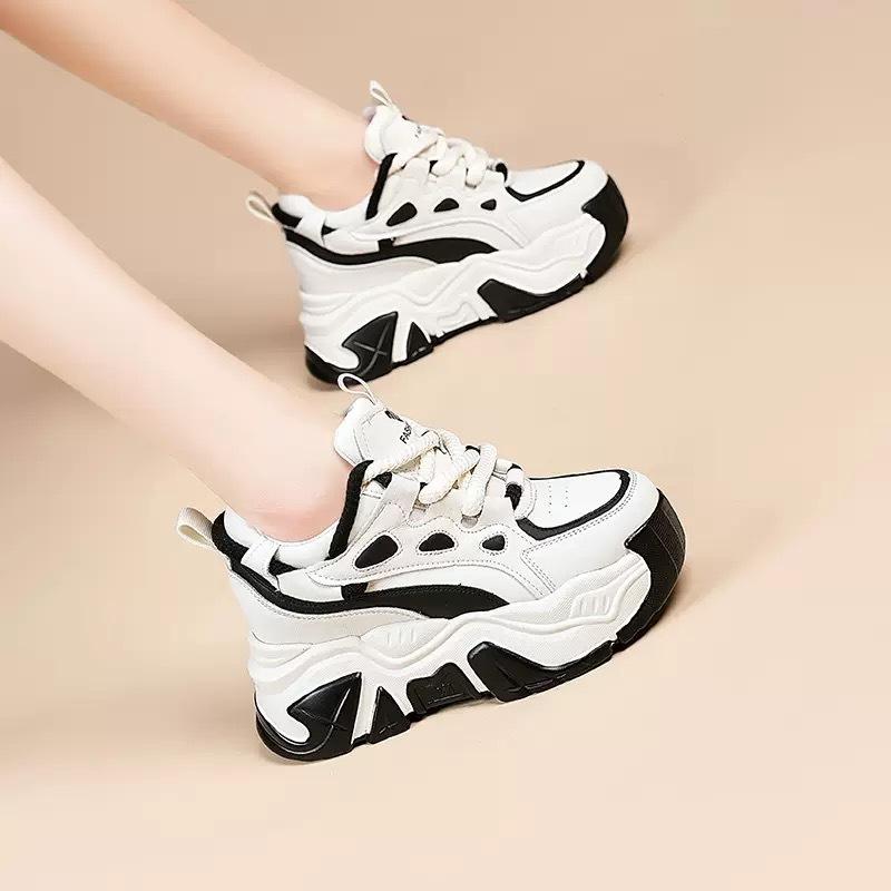 Autumn New Inner Height Increase Dad Shoes Women's Casual Fashion Sports Shoes Women's Versatile Muffin Platform Shoes