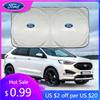 Car Sticker Car Sticker Ford Car Sunshade Umbrella-style Front Glass Sunshade Sunscreen Heat Insulation Cloth For Ford Fiesta Ec