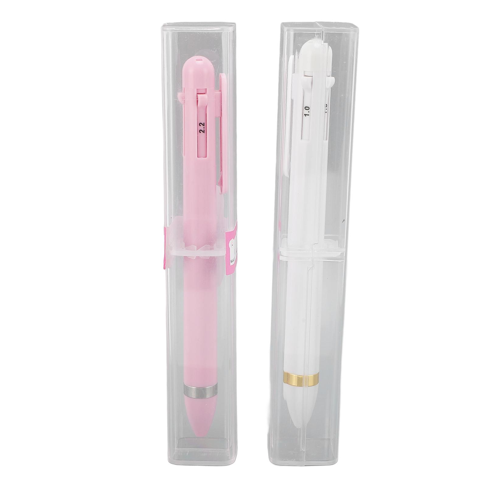 

2 Pcs Nail Art Dotting Pen 4 Ballpoint Tips Manicure Kit Easy To Use Nail Dotting Ballpoint Pen Whit