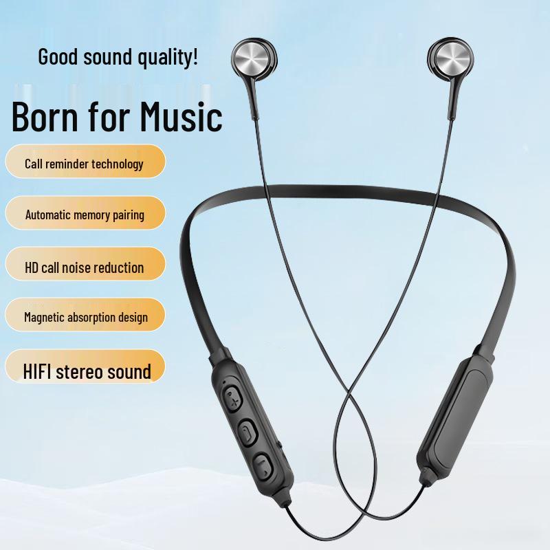 Magnetic Bluetooth Neckband Earphones, Long Battery, Superb Sound & HD Calls G05