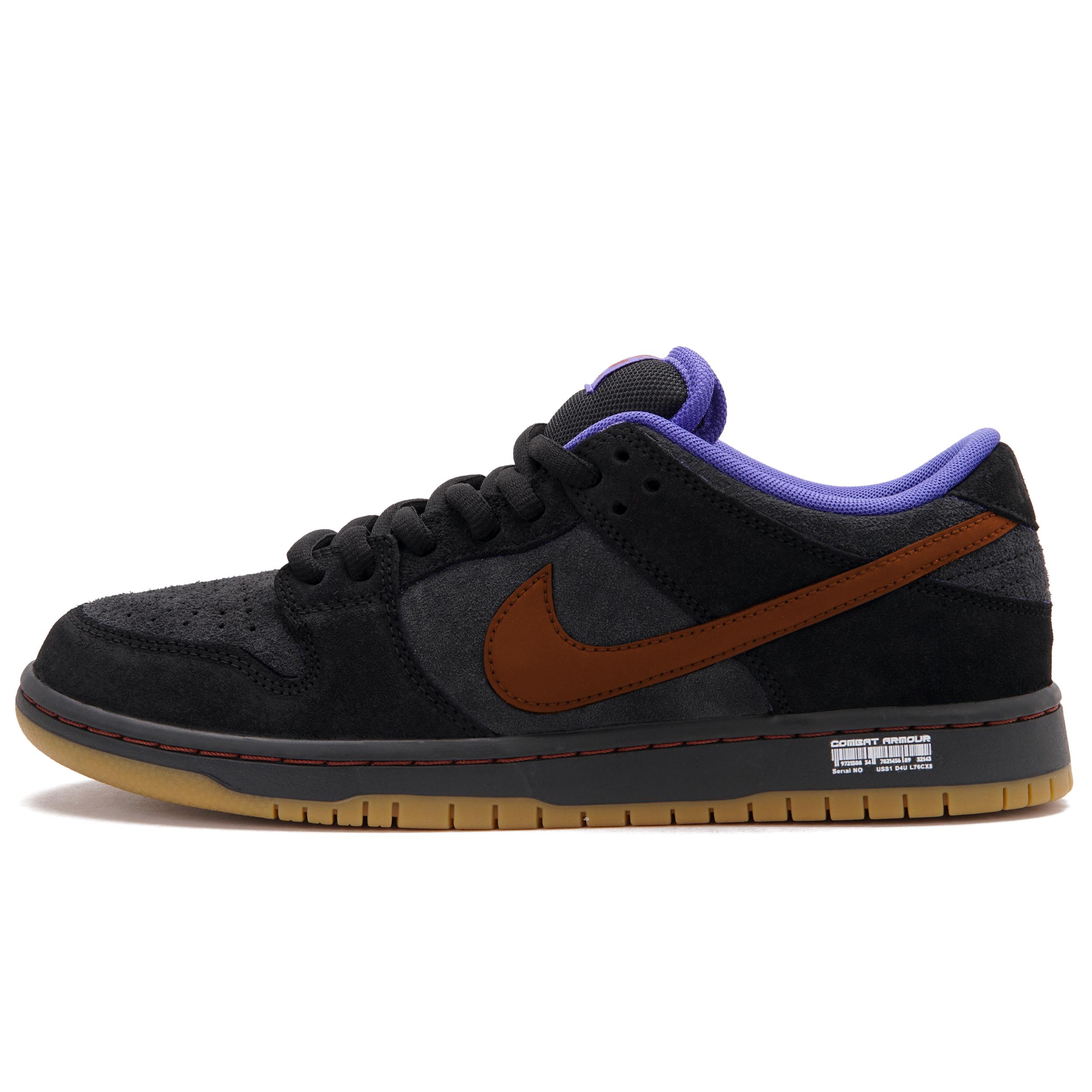 

Nike Dunk SB Black Hole A Abrasion Resistant Low top Skateboard Shoes Unisex Black Red HQ1625-500(Team734-A) 45