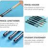 13Pcs Adjustable Dual Head Pencil Extender Holder Pencil Lengthener Pencil Saver Friendly for Art Craft Hobby Office Makeup Pencil Eyeliner Color
