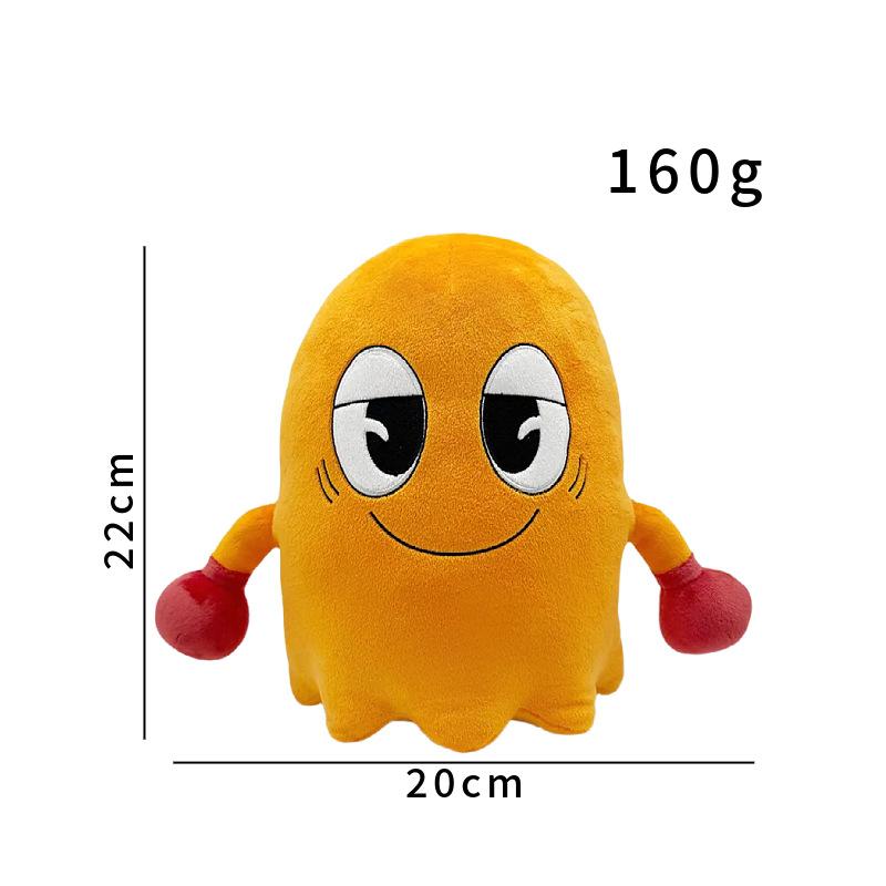 Плюшевая кукла Пакман Игровая периферия Креативная кукла Милый мультфильм Домашнее украшение Кукла Фестиваль День рождения Коллекция фанатов Подарок Игрушка