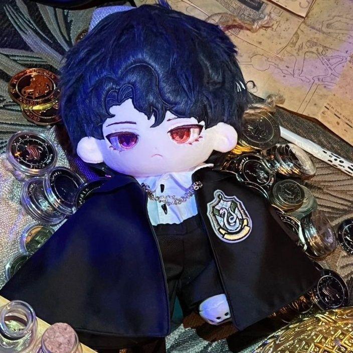 Stuffed 20Cm Handsome Boy Tom Marvolo Plush Doll Body Riddle Cosplay Dress-Up Cotton Doll Toys Fans Collection Christmas Gifts