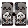 S25 FE Animal Case Lion Panda Leather Phone Cover For Samsung Galaxy S25+ Plus Ultra Edge FE Wallet Flip Etui Card Protect Cases