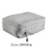 Luggage Organizer Set Travel Compression Packing Cubes Suitcase Zipper Foldable Storage Bag for Clothes Shoes Accessories