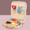 Children's Wooden Portable Tool Box: DIY Multifunctional Educational Playset for Boys