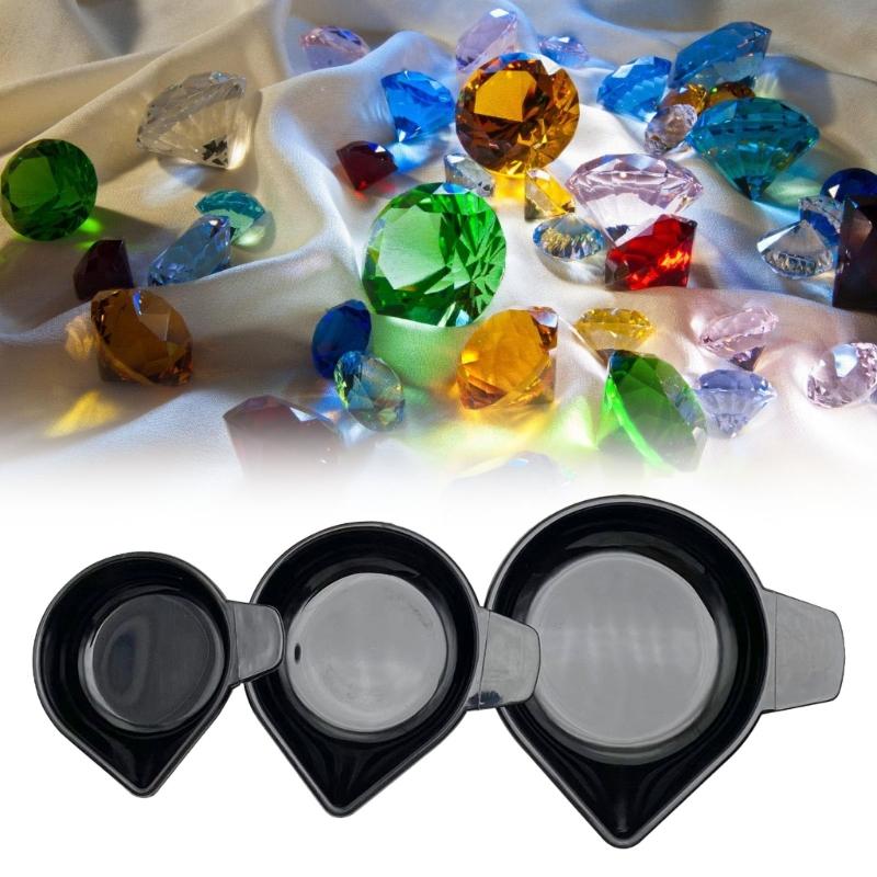 Multiple Size Plastic Weighing Bowls Measuring Powders And Liquids Ideal For Kitchen Jewelry And Laboratory Applications