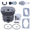 45mm Cylinder Piston Big Bore Kit For Husqvarna 340 340e 345 346XP 353 351 350 Chainsaw Parts with Decompression Valve 537253002