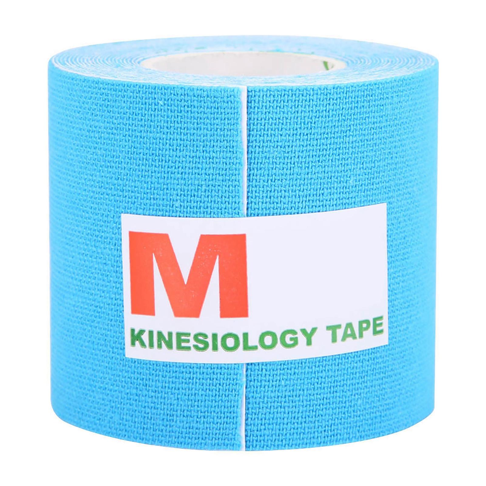

Mk6 5m Professional Sports Bandage Cotton Adhesive Injury Muscle Sticker Tape (Sky Blue)