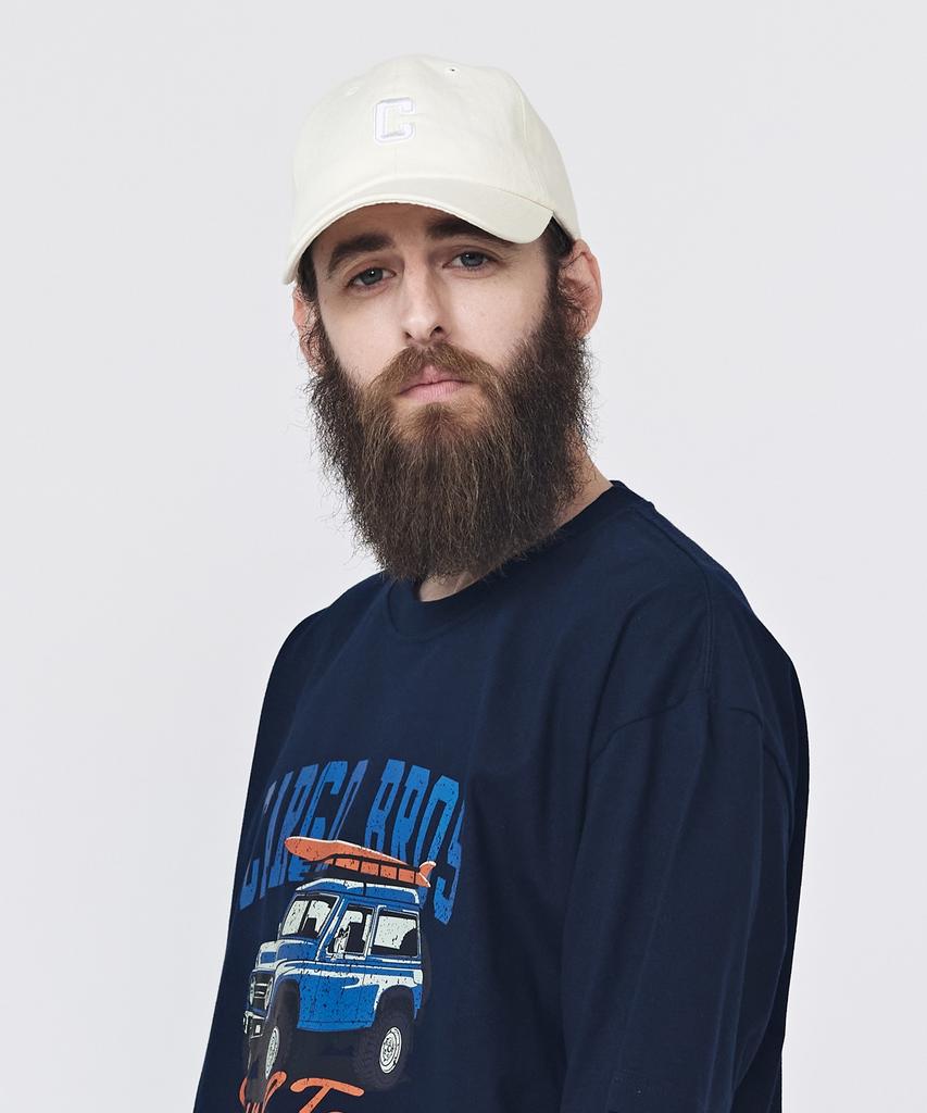 CARGOBROS Cb Small Logo Ball Cap (Ivory)
