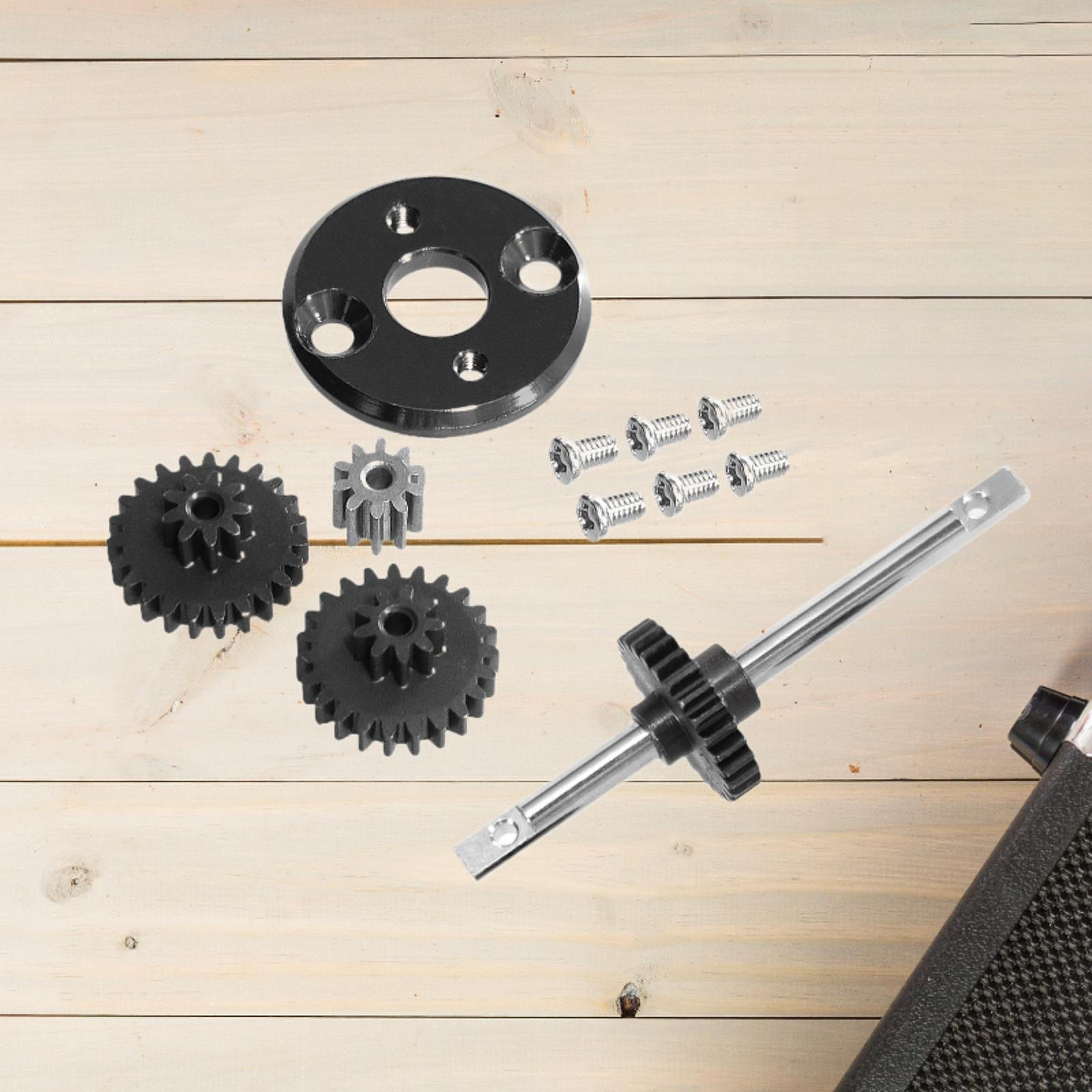 

Metal Gearbox Motor Pinion Gear Assembly for 1/12 RC Vehicles