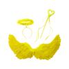 Costume Set For Women Angel Feather Headband Wand For Halloween Cosplay