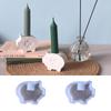 Pig Figurine Silicone Candle Mold Food Grade Silicone Easy Demold For Resin Casting Making Candlestick Home Decoration