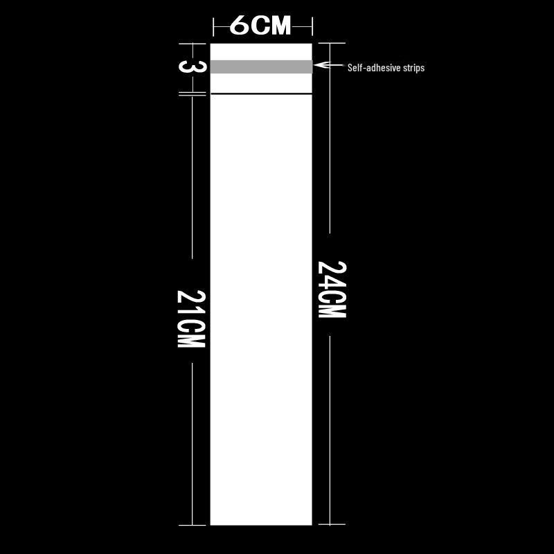 Transparent Self-Adhesive Plastic Bag for Packaging