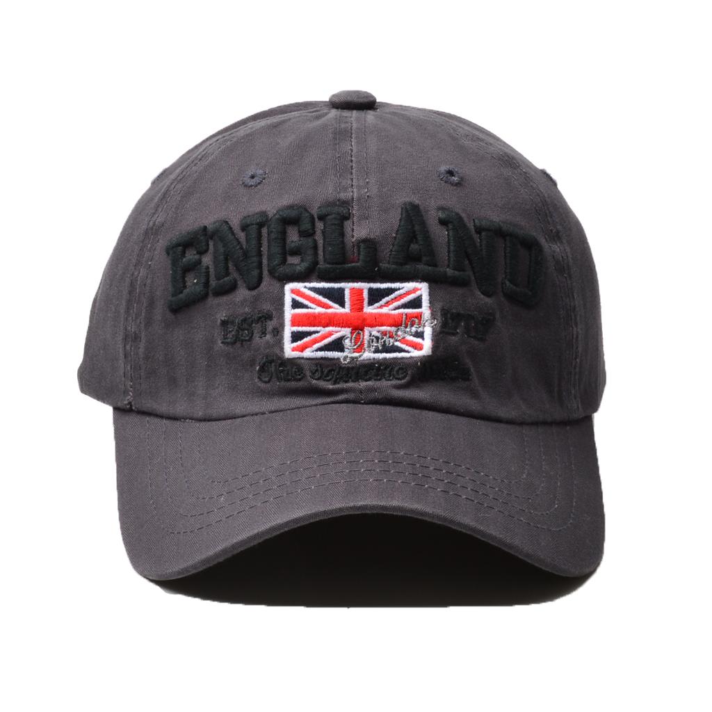 Northwood All Seasons 3D Embroidery ENGLAND Letters Baseball Cap Men's Outdoor Sports Training Sunscreen Shade Adjustable Cap Men Trucker Hats