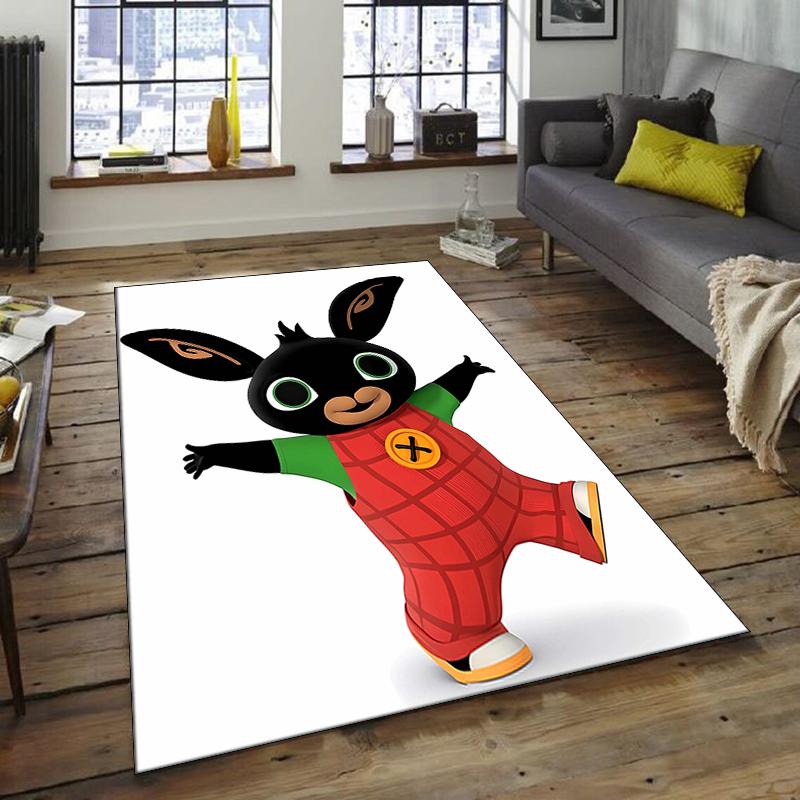 1pc Bing Bunny5 Design Area Rug - Non-Slip, Soft & Cozy Floor Mat for Living Room, Bedroom, Office - Indoor/Outdoor Decorative Carpet
