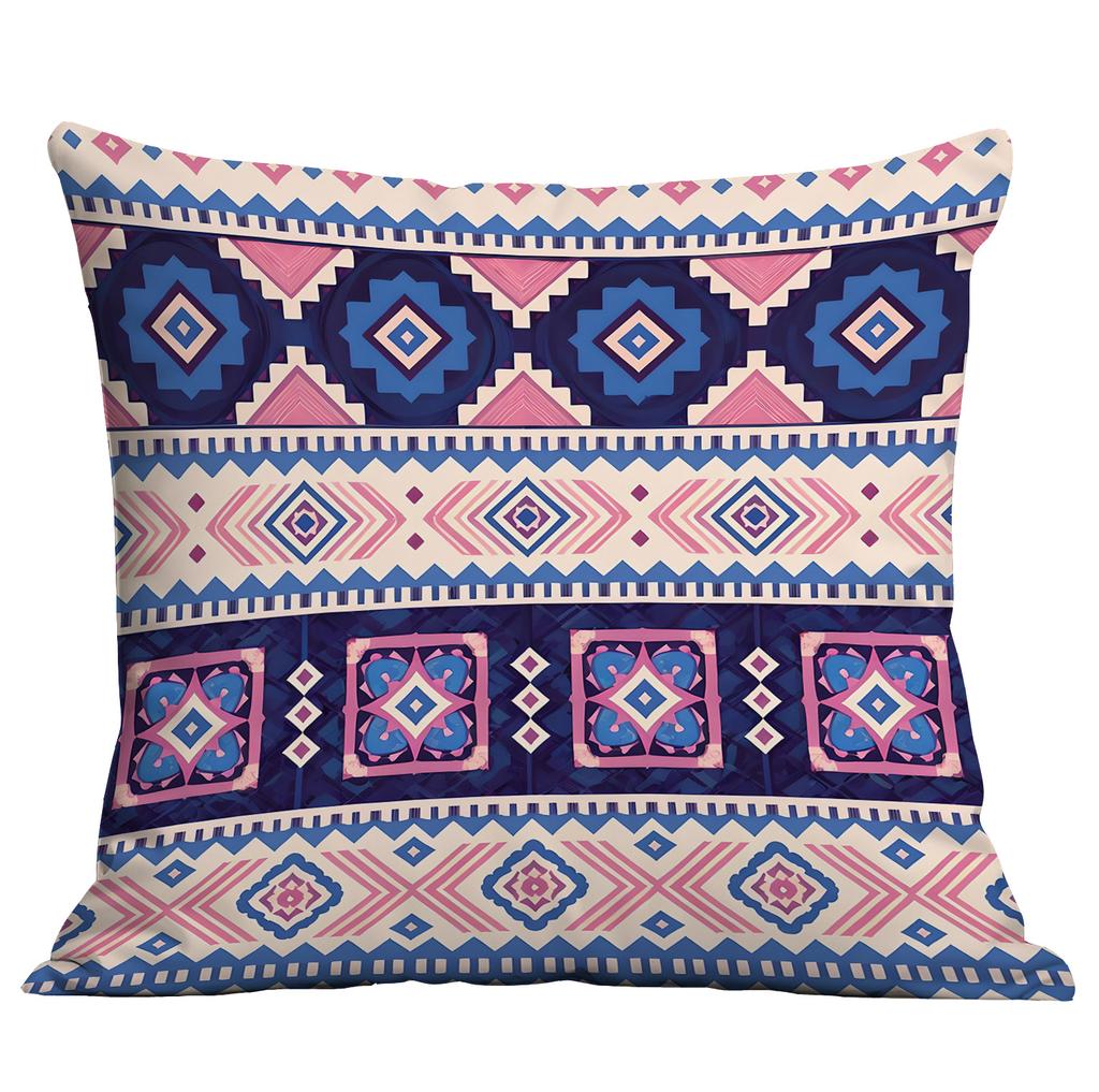 Bohemian Ethnic Style Pillow Cover Living Room Sofa Cushion Hotel Teahouse Pillow Cushion Cover Premium Durable
