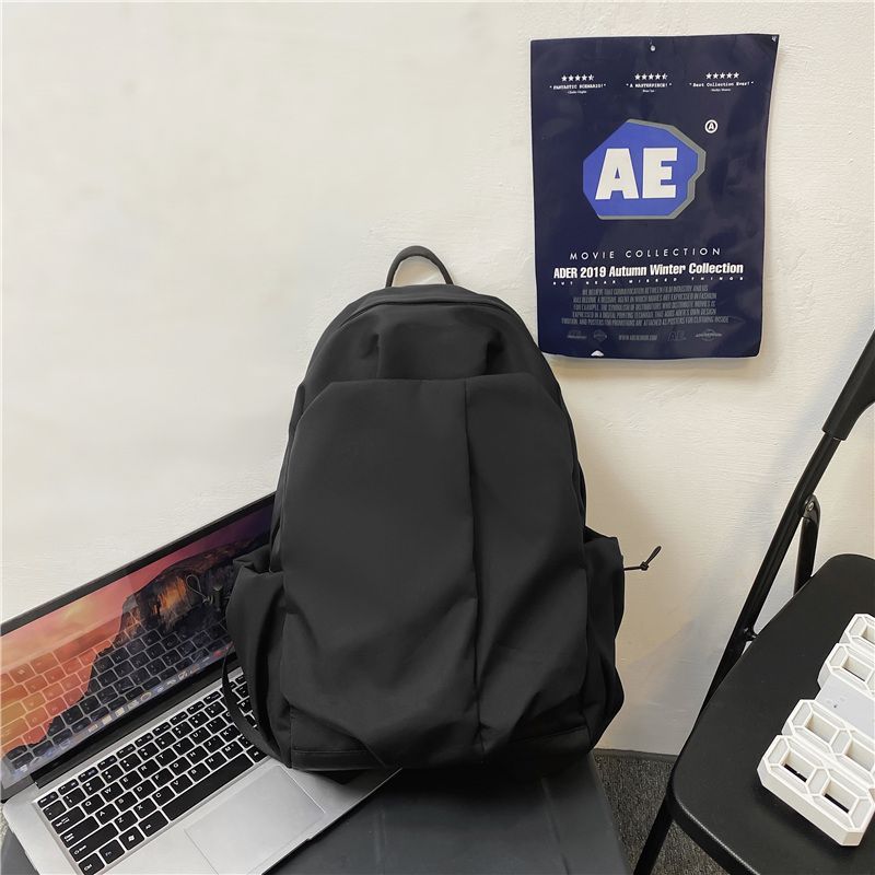 Schoolbag Men College Students Simple Large Capacity Shoulder Bag Female