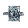 Three Heroes Fashionable Diamond Design Alloy Ring - Temperament Style 520 Gift for Girls