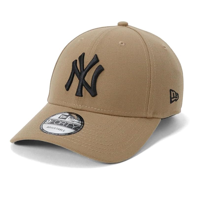 

[New Era] cap 9FORTY / Velcro Adjustable NY khaki/black Free Size MLB
