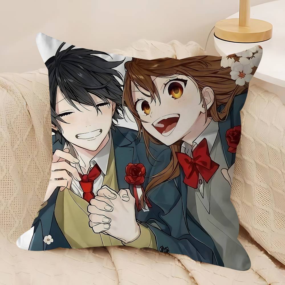 Anime H-Horimiya Pillow Anime Pillow Sofa Bed Head Pillow Cover Cushion Cover 45x45 Cm Fashion
