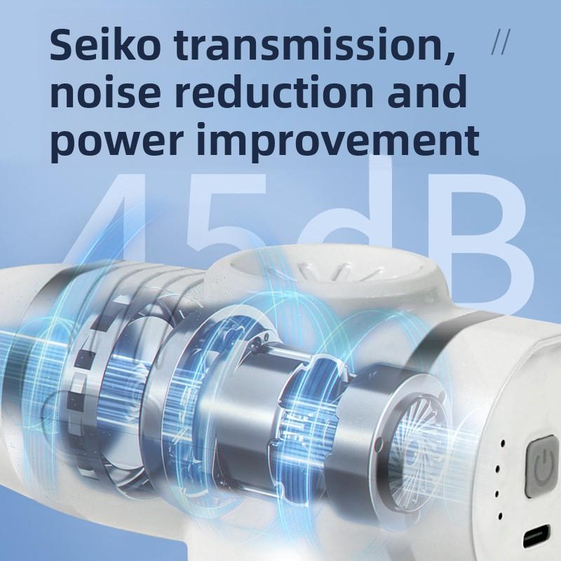 Mini Faszienpistole Wiederaufladbar 12-köpfiger Muskelmassagegerät Professionelle Qualität Fitness Spezial Nackenpistole Massagepistole