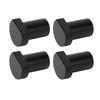 4 Pcs Bench Dogs 19mm Diameter Workbench Peg Aluminum Alloy High Strength Woodworking Desktop Stop Tenon Black