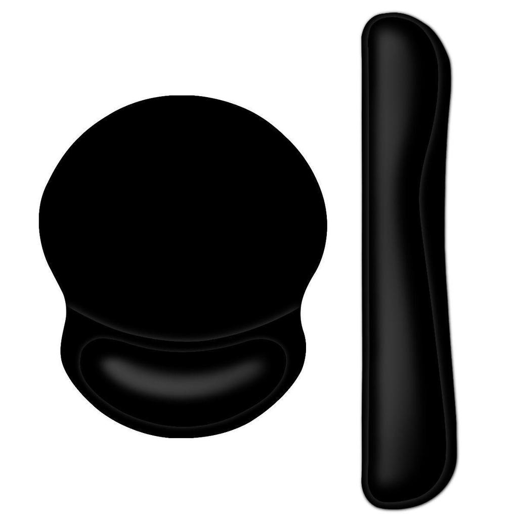 Silikonová ochrana zápěstí a sada podpory klávesnice: Podložky pod myš a klávesnici pro muže a ženy